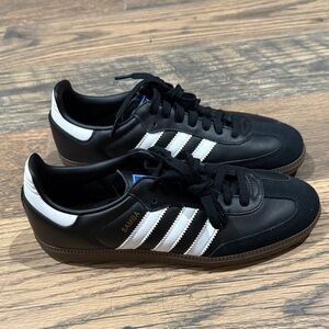 Adidas Samba Classic Black and White Trainers